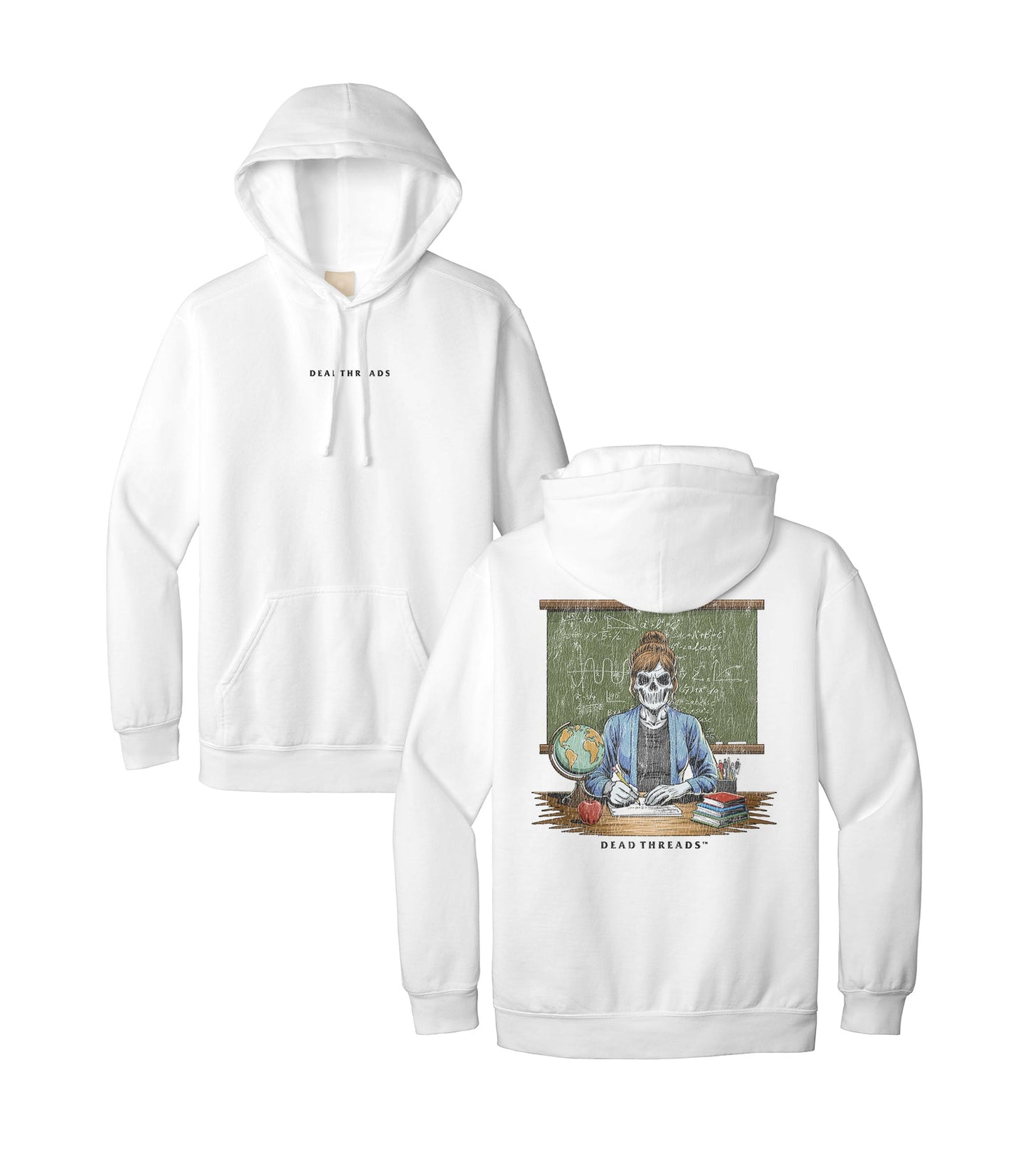 SKULL'S IN SESSION (MRS.) - “DT ESSENTIAL" HOODIE – Hoodie – Dead Threads Apparel