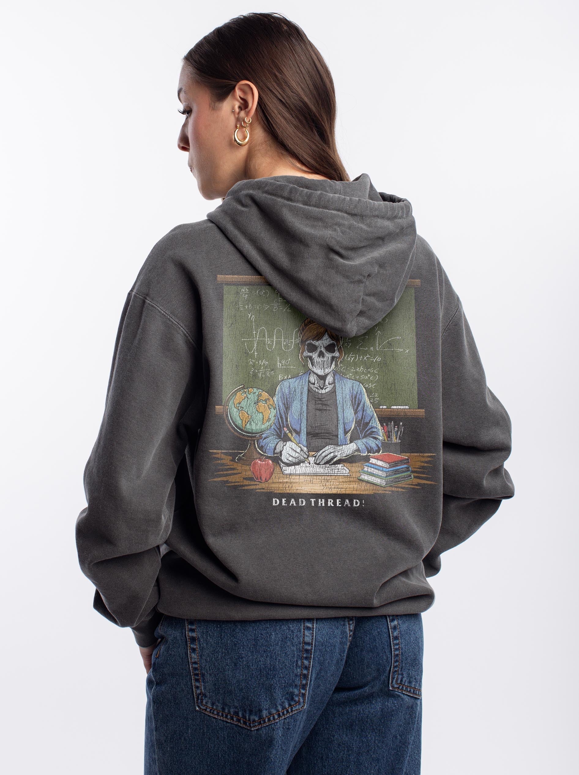 SKULL'S IN SESSION (MRS.) - “DT ESSENTIAL" HOODIE – Hoodie – Dead Threads Apparel