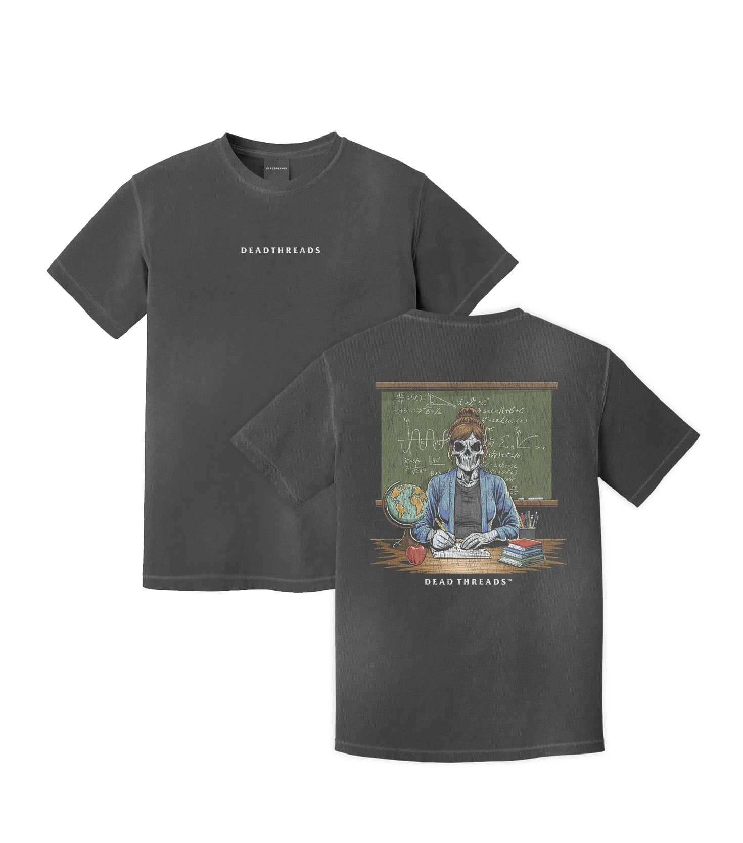 SKULL'S IN SESSION (MRS.) - “DT ESSENTIAL" PREMIUM T - SHIRT – T-Shirt – Dead Threads Apparel