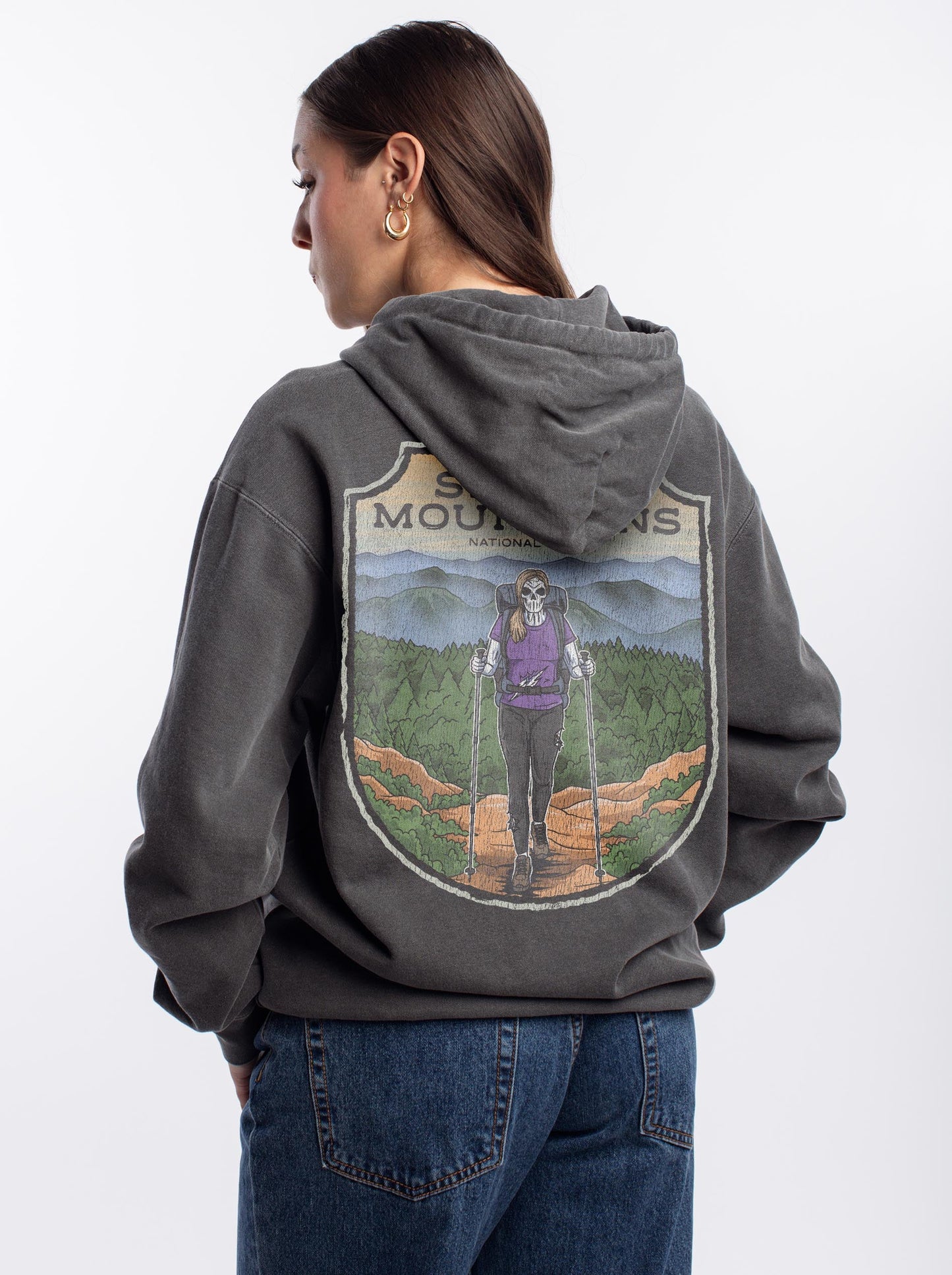 SMOKY MOUNTAINS NATIONAL PARK (FEMALE) - “DT ESSENTIAL" HOODIE – Hoodie – Dead Threads Apparel