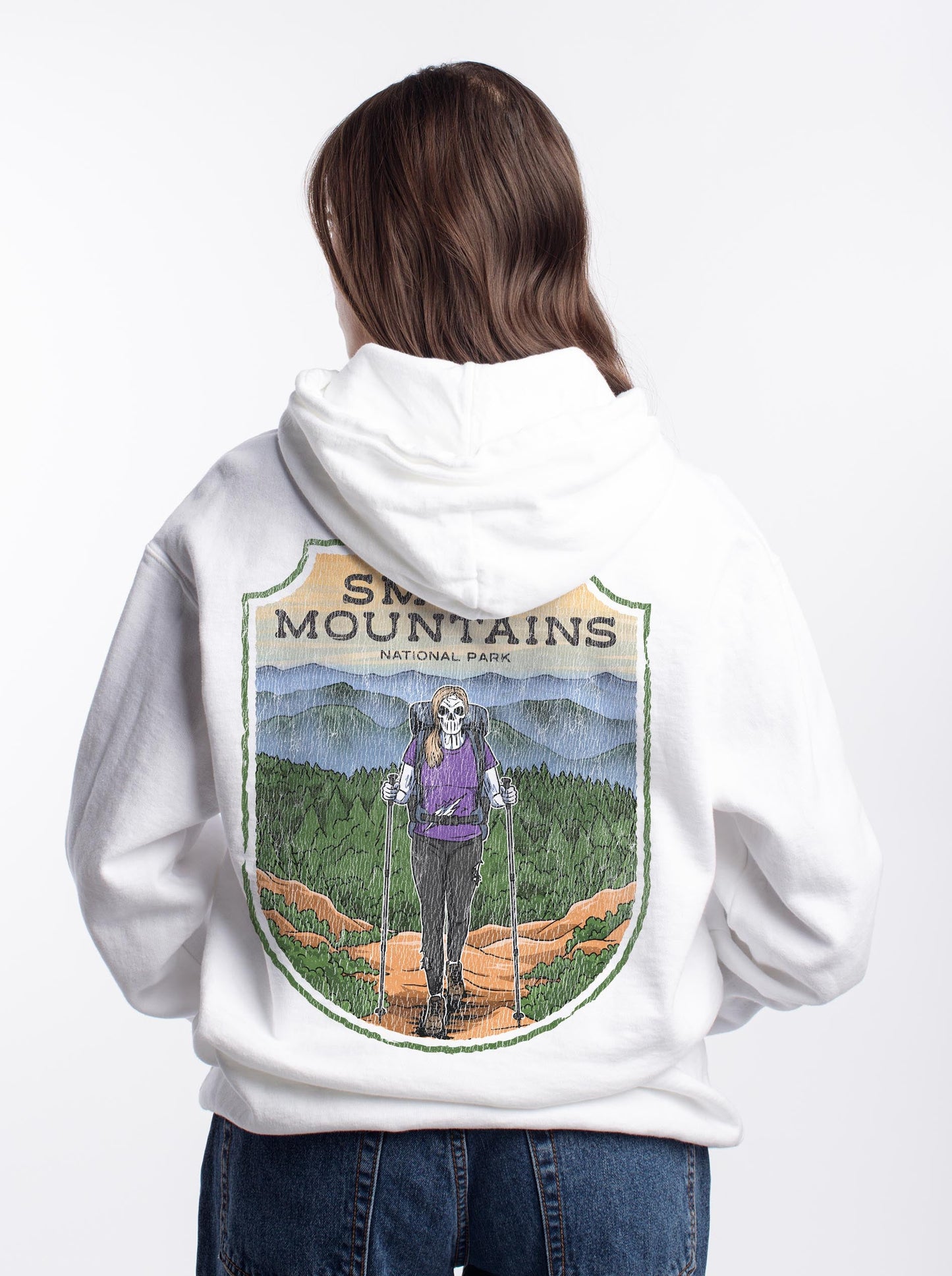 SMOKY MOUNTAINS NATIONAL PARK (FEMALE) - “DT ESSENTIAL" HOODIE – Hoodie – Dead Threads Apparel
