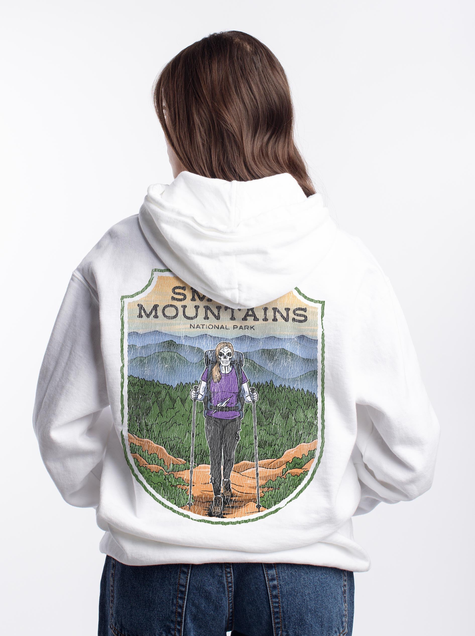 SMOKY MOUNTAINS NATIONAL PARK (FEMALE) - “DT ESSENTIAL" HOODIE – Hoodie – Dead Threads Apparel