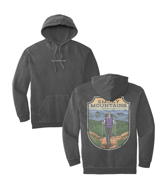 SMOKY MOUNTAINS NATIONAL PARK (FEMALE) - “DT ESSENTIAL" HOODIE – Hoodie – Dead Threads Apparel