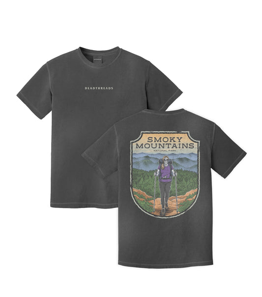 SMOKY MOUNTAINS NATIONAL PARK (FEMALE) - “DT ESSENTIAL" PREMIUM T - SHIRT – T-Shirt – Dead Threads Apparel
