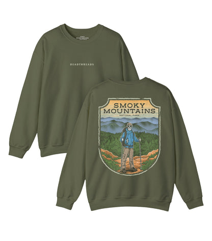 SMOKY MOUNTAINS NATIONAL PARK (MALE) - “DT ESSENTIAL" CREWNECK SWEATSHIRT – Sweatshirt – Dead Threads Apparel