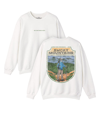 SMOKY MOUNTAINS NATIONAL PARK (MALE) - “DT ESSENTIAL" CREWNECK SWEATSHIRT – Sweatshirt – Dead Threads Apparel