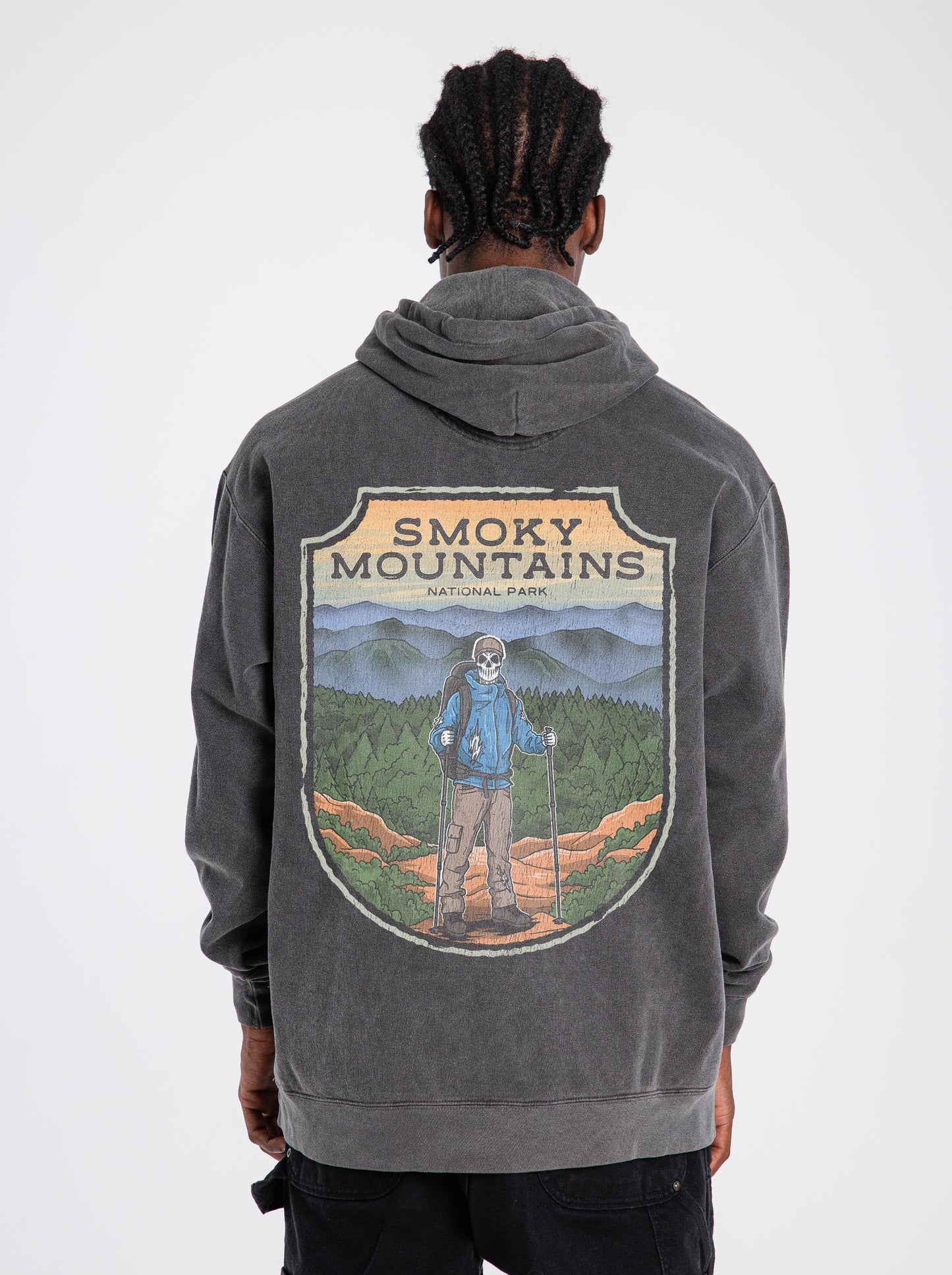 SMOKY MOUNTAINS NATIONAL PARK (MALE) - “DT ESSENTIAL" HOODIE – Hoodie – Dead Threads Apparel