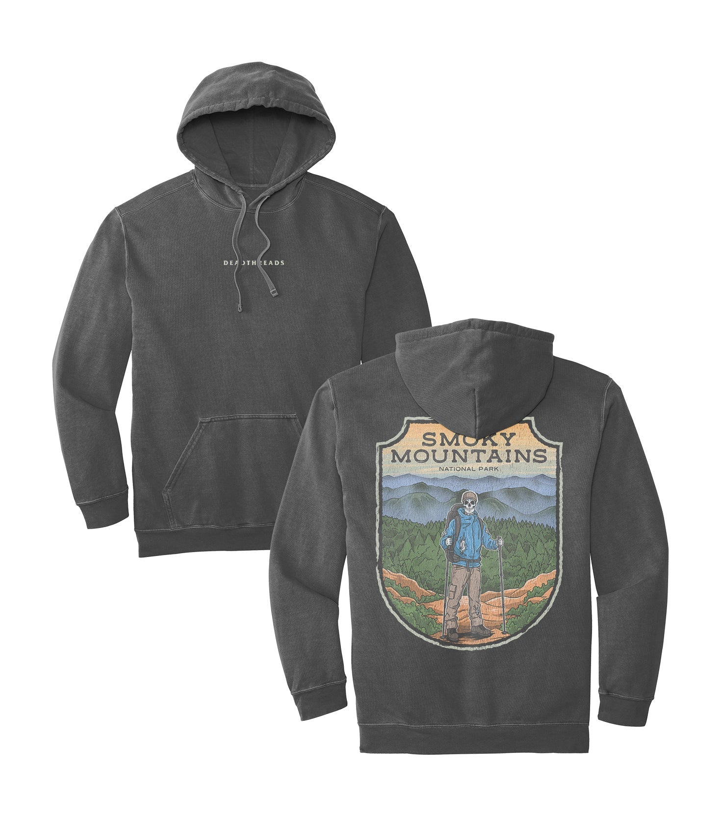 SMOKY MOUNTAINS NATIONAL PARK (MALE) - “DT ESSENTIAL" HOODIE – Hoodie – Dead Threads Apparel