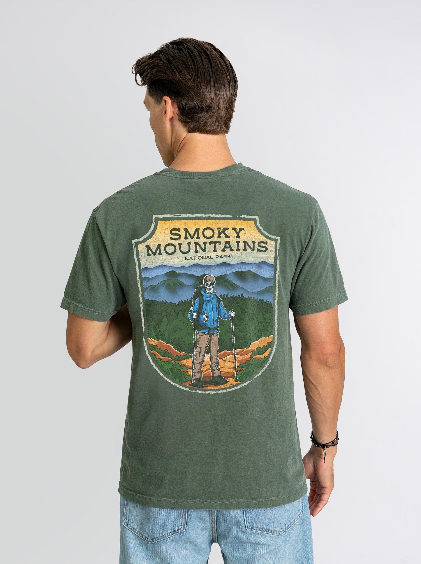 SMOKY MOUNTAINS NATIONAL PARK (MALE) - “DT ESSENTIAL" PREMIUM T - SHIRT – T-Shirt – Dead Threads Apparel