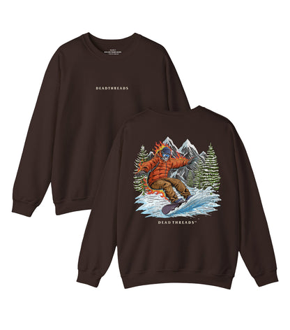 SNOWBOARDING - “DT ESSENTIAL" CREWNECK SWEATSHIRT – Sweatshirt – Dead Threads Apparel
