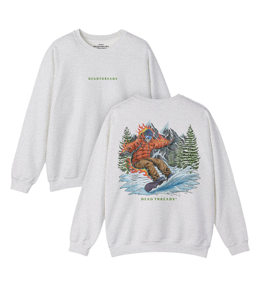 SNOWBOARDING - “DT ESSENTIAL" CREWNECK SWEATSHIRT – Sweatshirt – Dead Threads Apparel