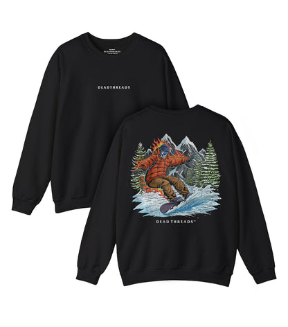 SNOWBOARDING - “DT ESSENTIAL" CREWNECK SWEATSHIRT – Sweatshirt – Dead Threads Apparel