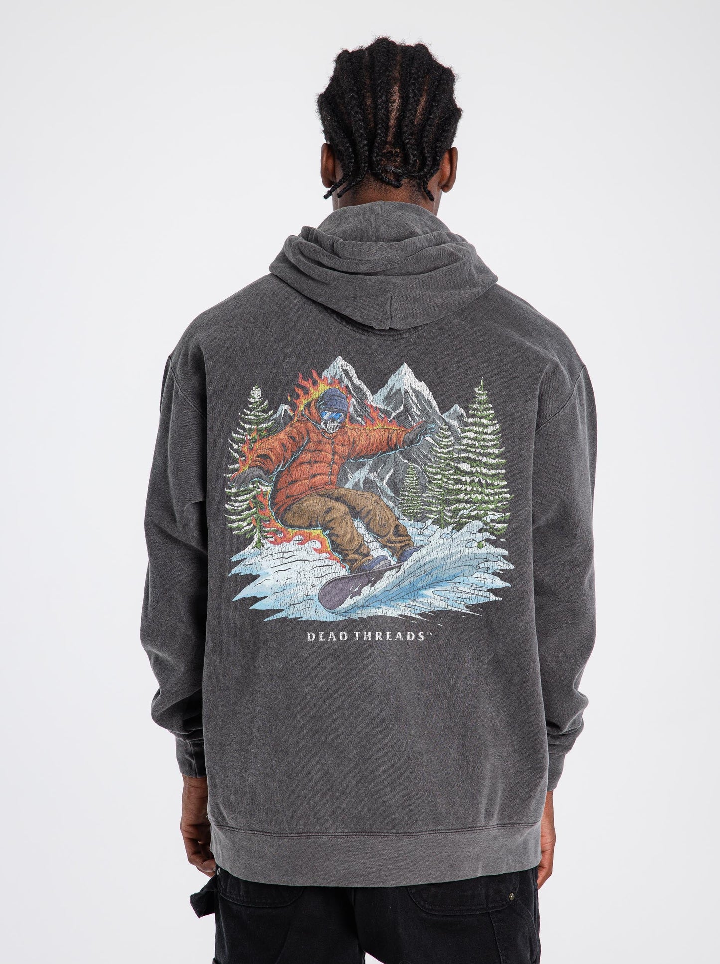 SNOWBOARDING - “DT ESSENTIAL" HOODIE – Hoodie – Dead Threads Apparel
