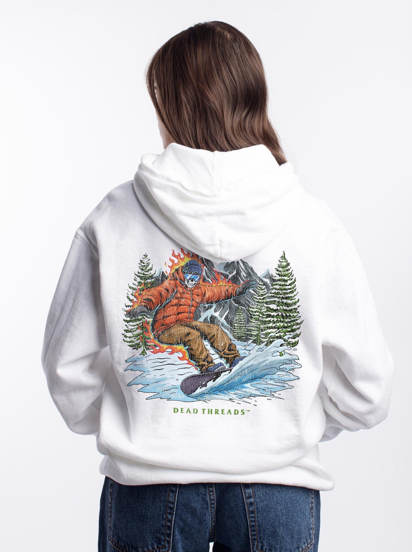 SNOWBOARDING - “DT ESSENTIAL" HOODIE – Hoodie – Dead Threads Apparel
