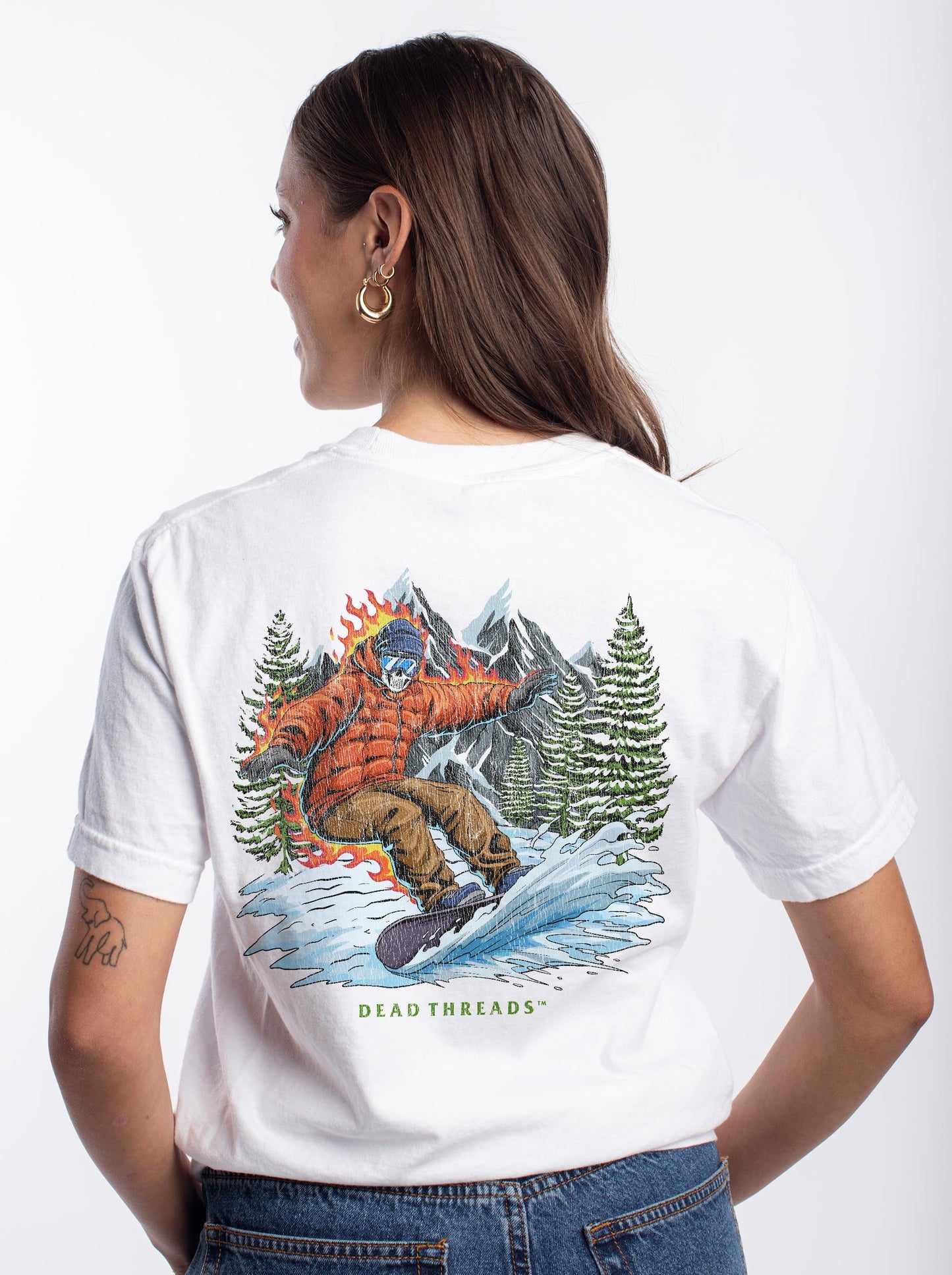 SNOWBOARDING - “DT ESSENTIAL" PREMIUM T - SHIRT – T-Shirt – Dead Threads Apparel