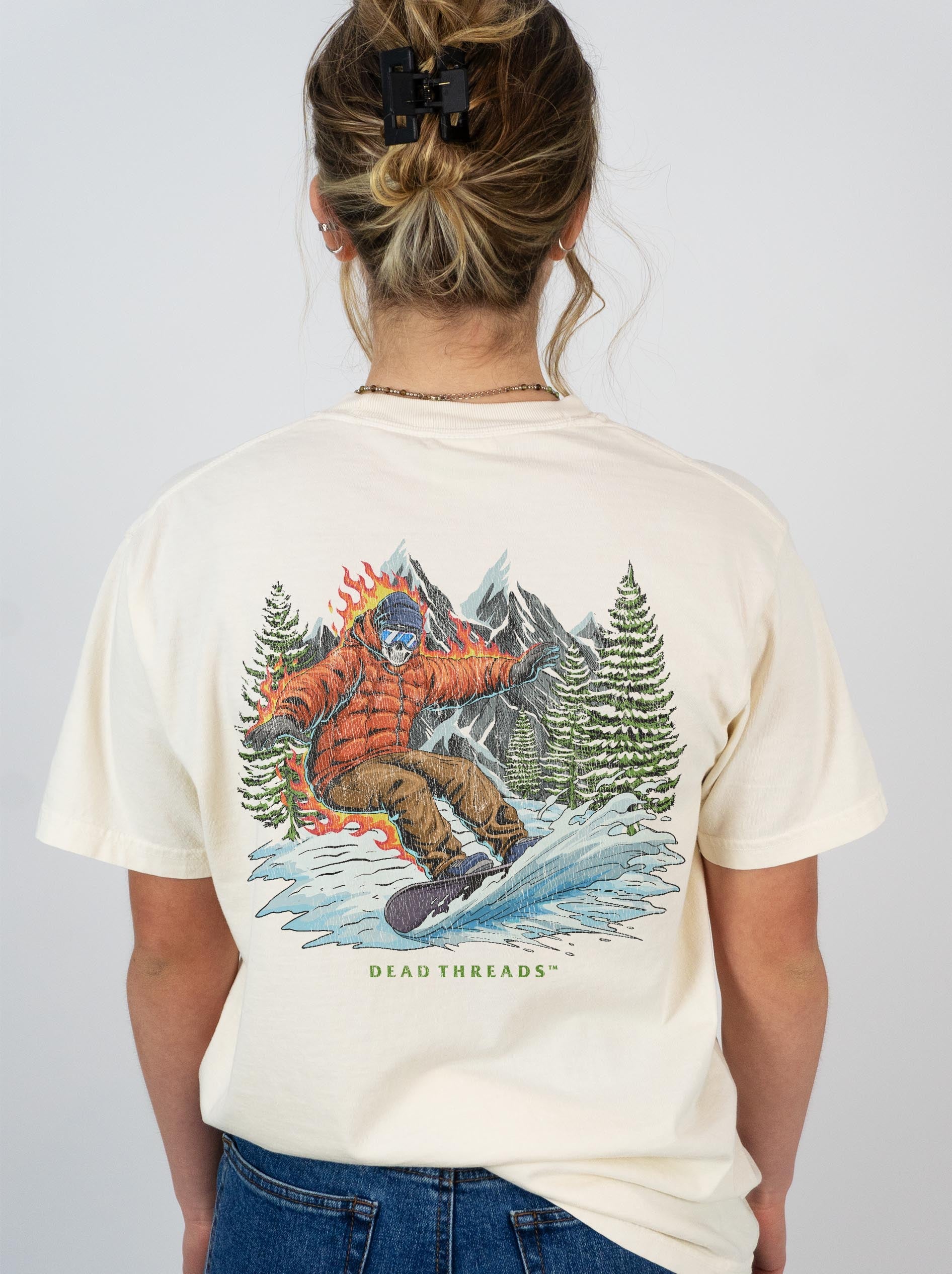 SNOWBOARDING - “DT ESSENTIAL" PREMIUM T - SHIRT – T-Shirt – Dead Threads Apparel