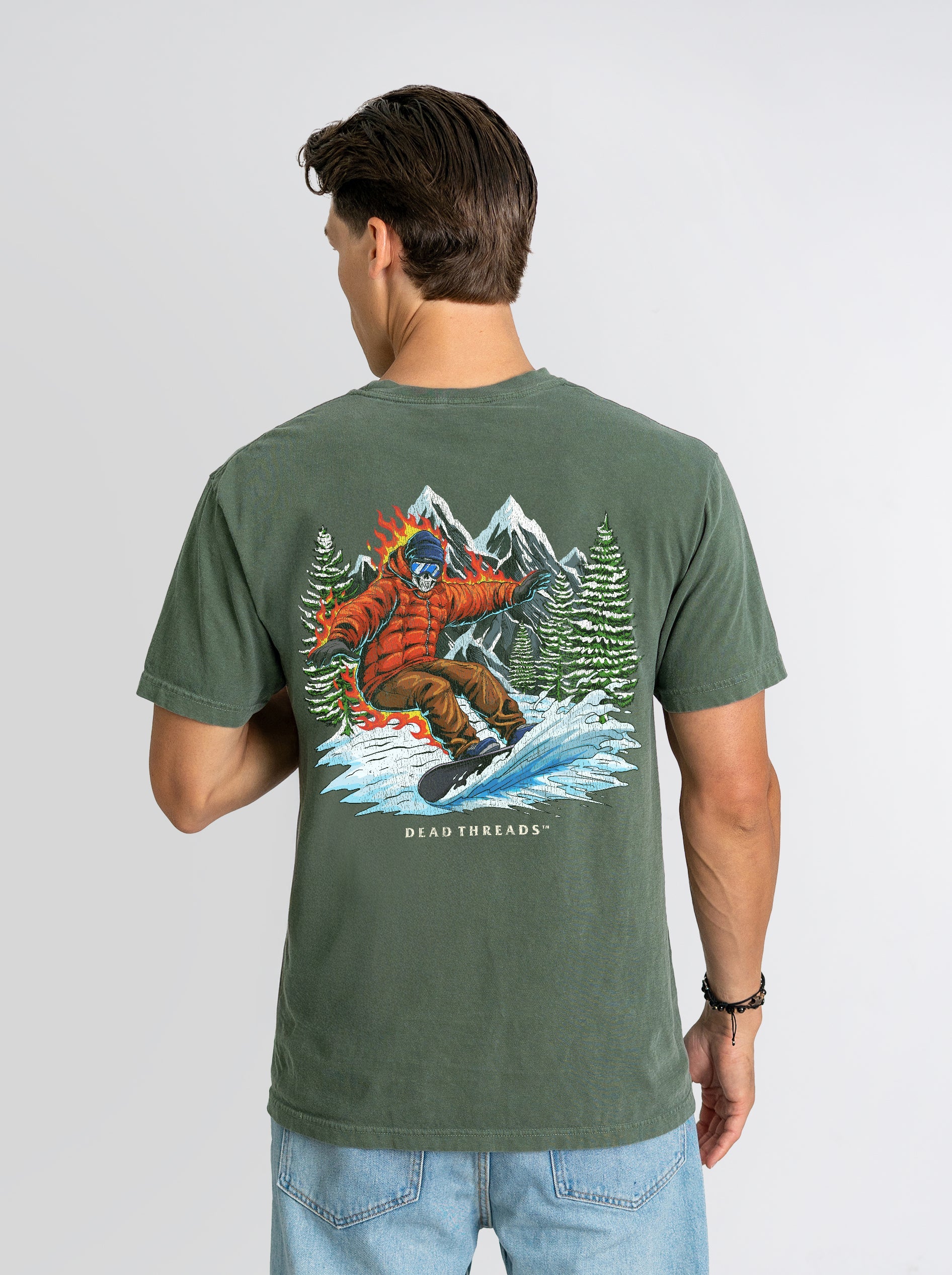 SNOWBOARDING - “DT ESSENTIAL" PREMIUM T - SHIRT – T-Shirt – Dead Threads Apparel