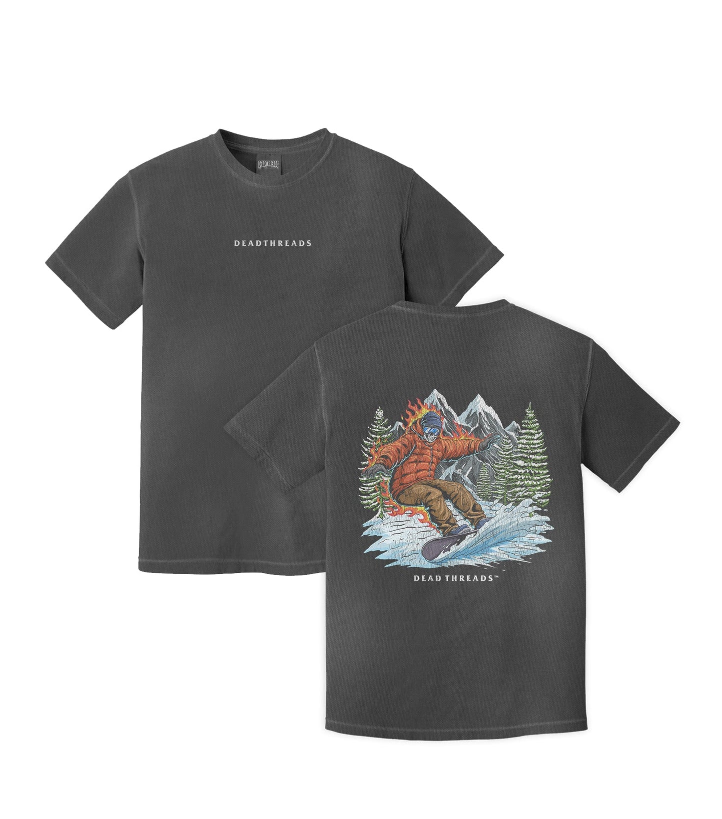 SNOWBOARDING - “DT ESSENTIAL" PREMIUM T - SHIRT – T-Shirt – Dead Threads Apparel