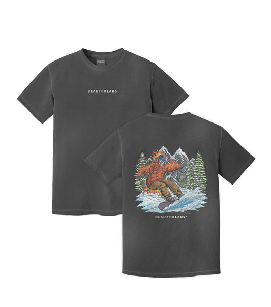 SNOWBOARDING - “DT ESSENTIAL" PREMIUM T - SHIRT – T-Shirt – Dead Threads Apparel