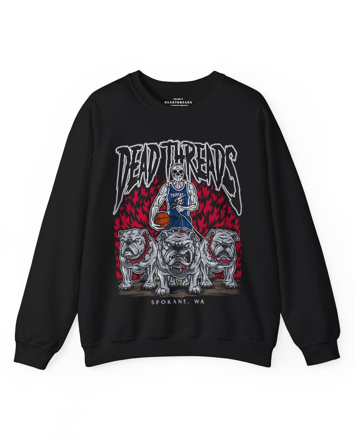 SPOKANE BASKETBALL - CREWNECK SWEATSHIRT – Sweatshirt – Dead Threads Apparel