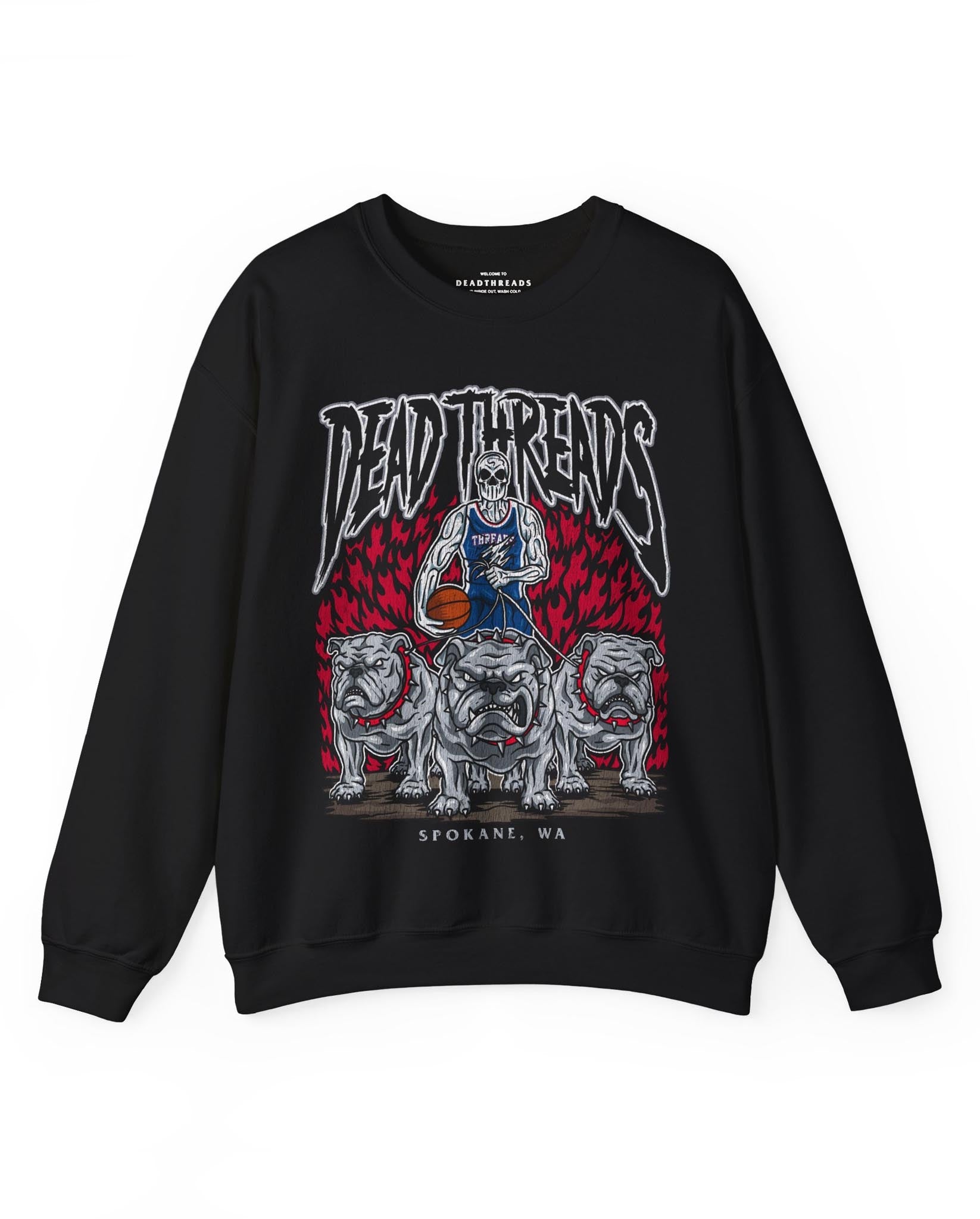 SPOKANE BASKETBALL - CREWNECK SWEATSHIRT – Sweatshirt – Dead Threads Apparel