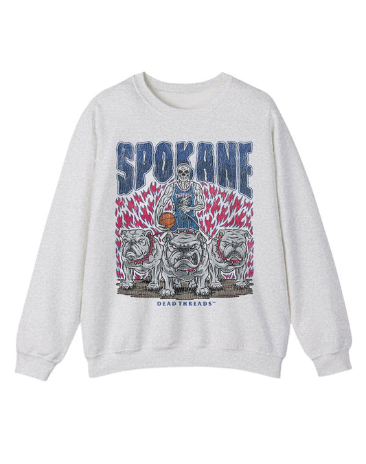 SPOKANE BASKETBALL CREWNECK SWEATSHIRT – Sweatshirt – Dead Threads Apparel