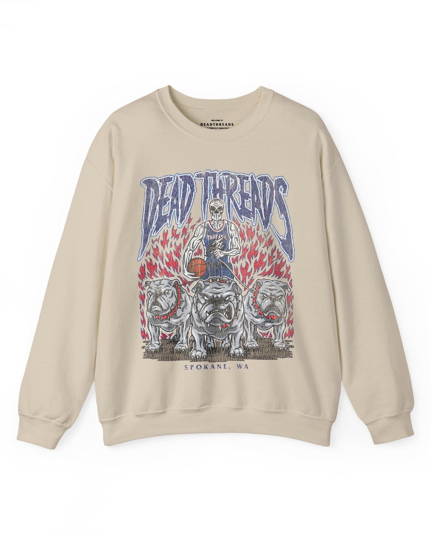 SPOKANE BASKETBALL - CREWNECK SWEATSHIRT – Sweatshirt – Dead Threads Apparel