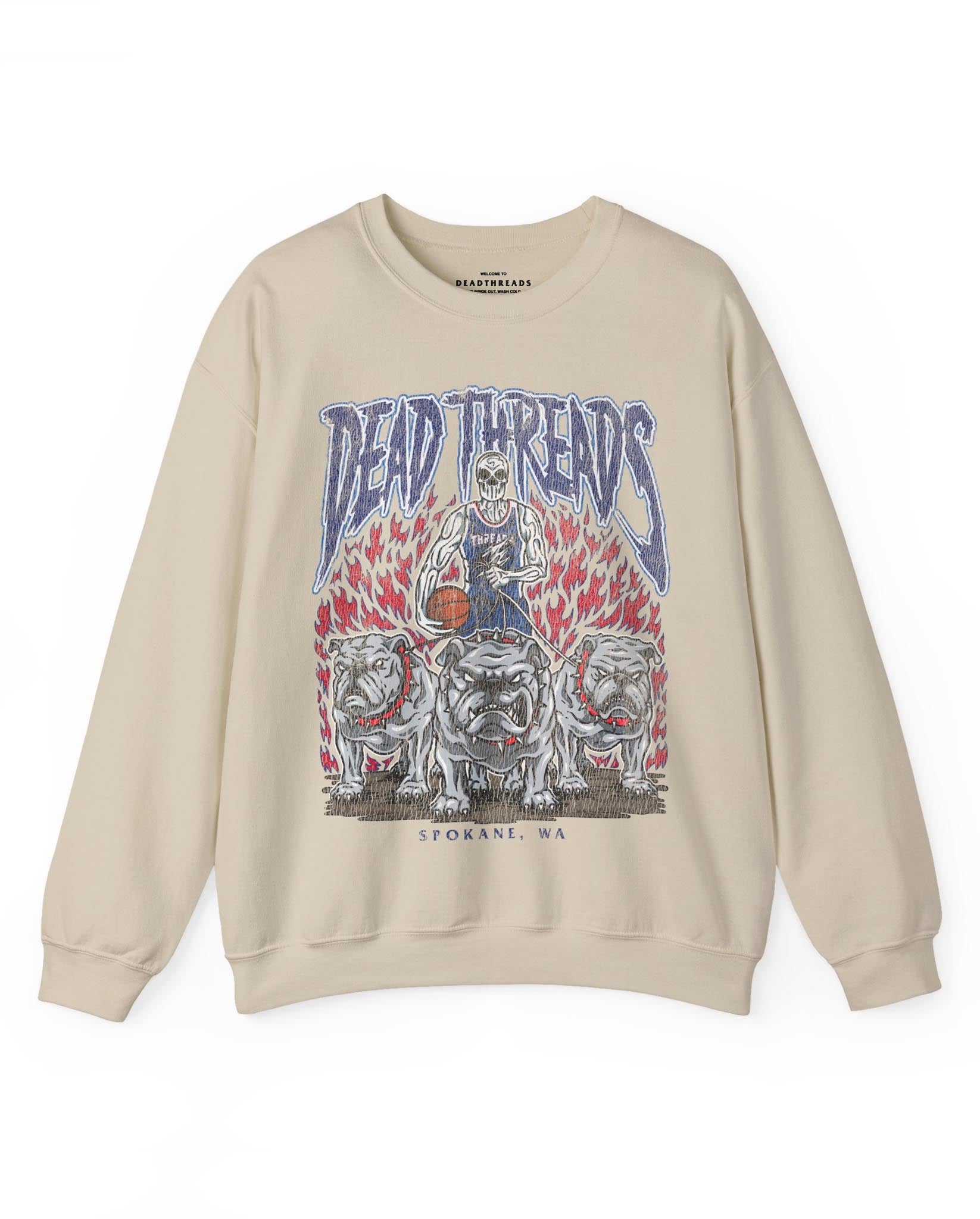 SPOKANE BASKETBALL - CREWNECK SWEATSHIRT – Sweatshirt – Dead Threads Apparel