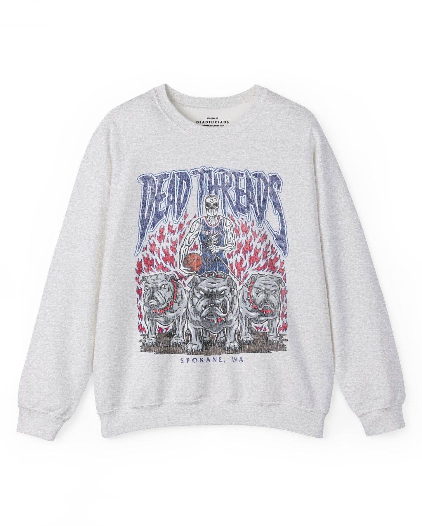 SPOKANE BASKETBALL - CREWNECK SWEATSHIRT – Sweatshirt – Dead Threads Apparel