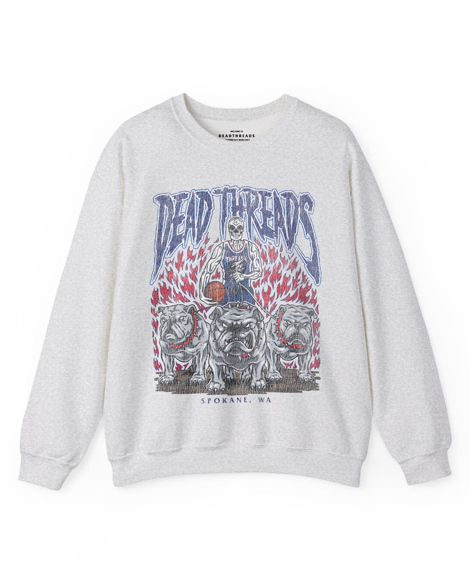 SPOKANE BASKETBALL - CREWNECK SWEATSHIRT – Sweatshirt – Dead Threads Apparel