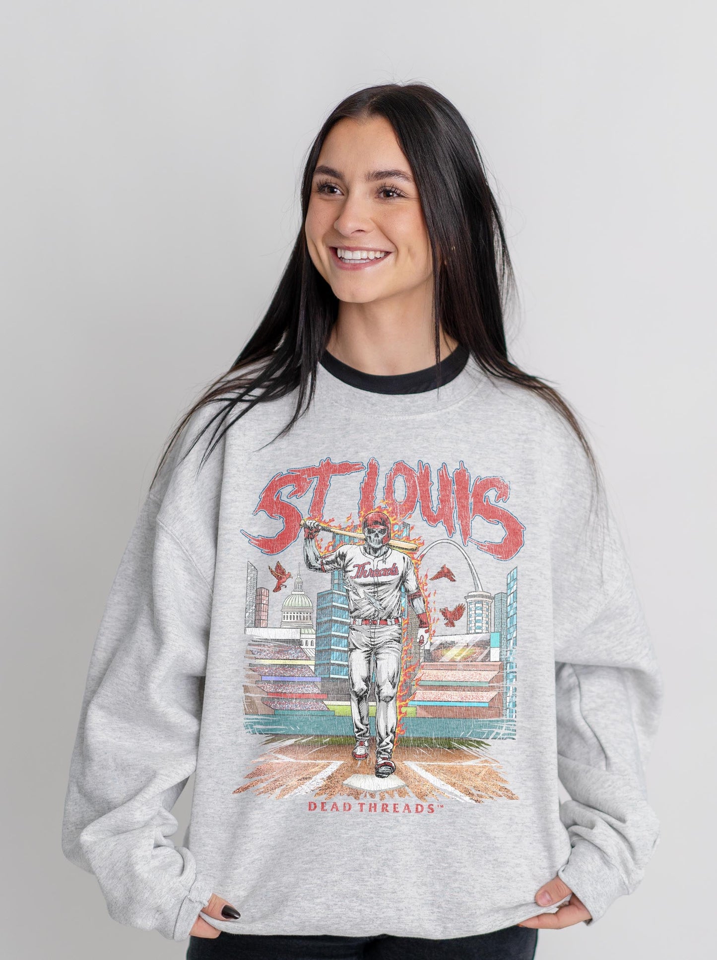 ST. LOUIS BASEBALL CREWNECK SWEATSHIRT – Sweatshirt – Dead Threads Apparel