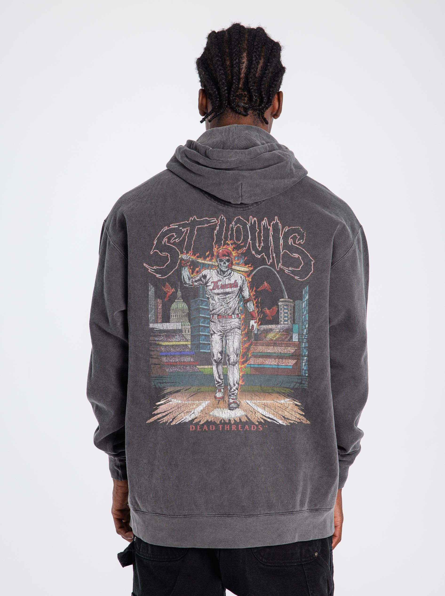 ST. LOUIS BASEBALL - “DT ESSENTIAL" HOODIE – Hoodie – Dead Threads Apparel