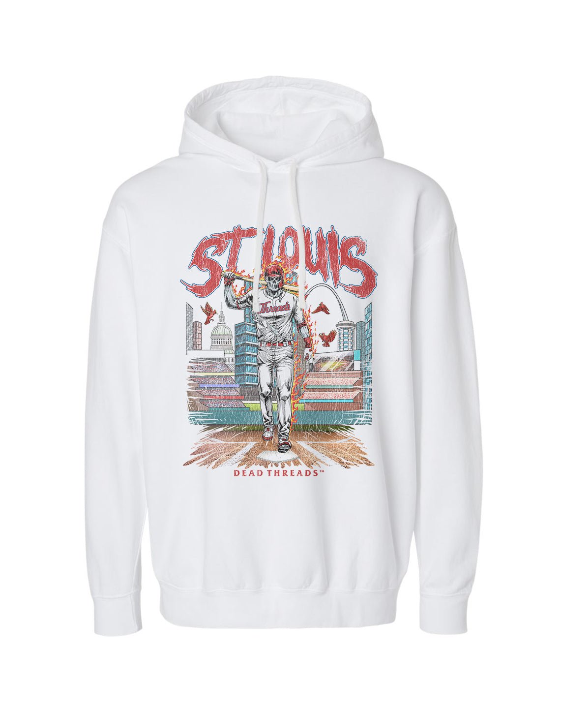 ST. LOUIS BASEBALL - LIGHTWEIGHT HOODIE – Lightweight – Dead Threads Apparel