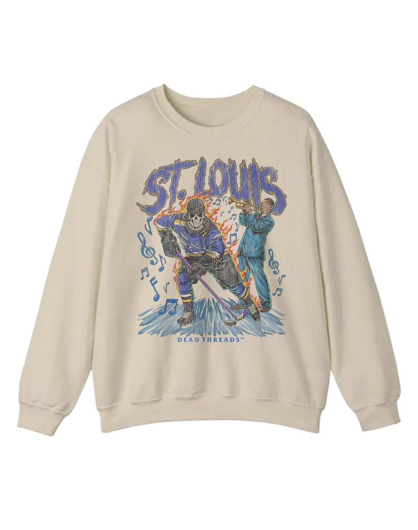 ST. LOUIS HOCKEY CREWNECK SWEATSHIRT – Sweatshirt – Dead Threads Apparel