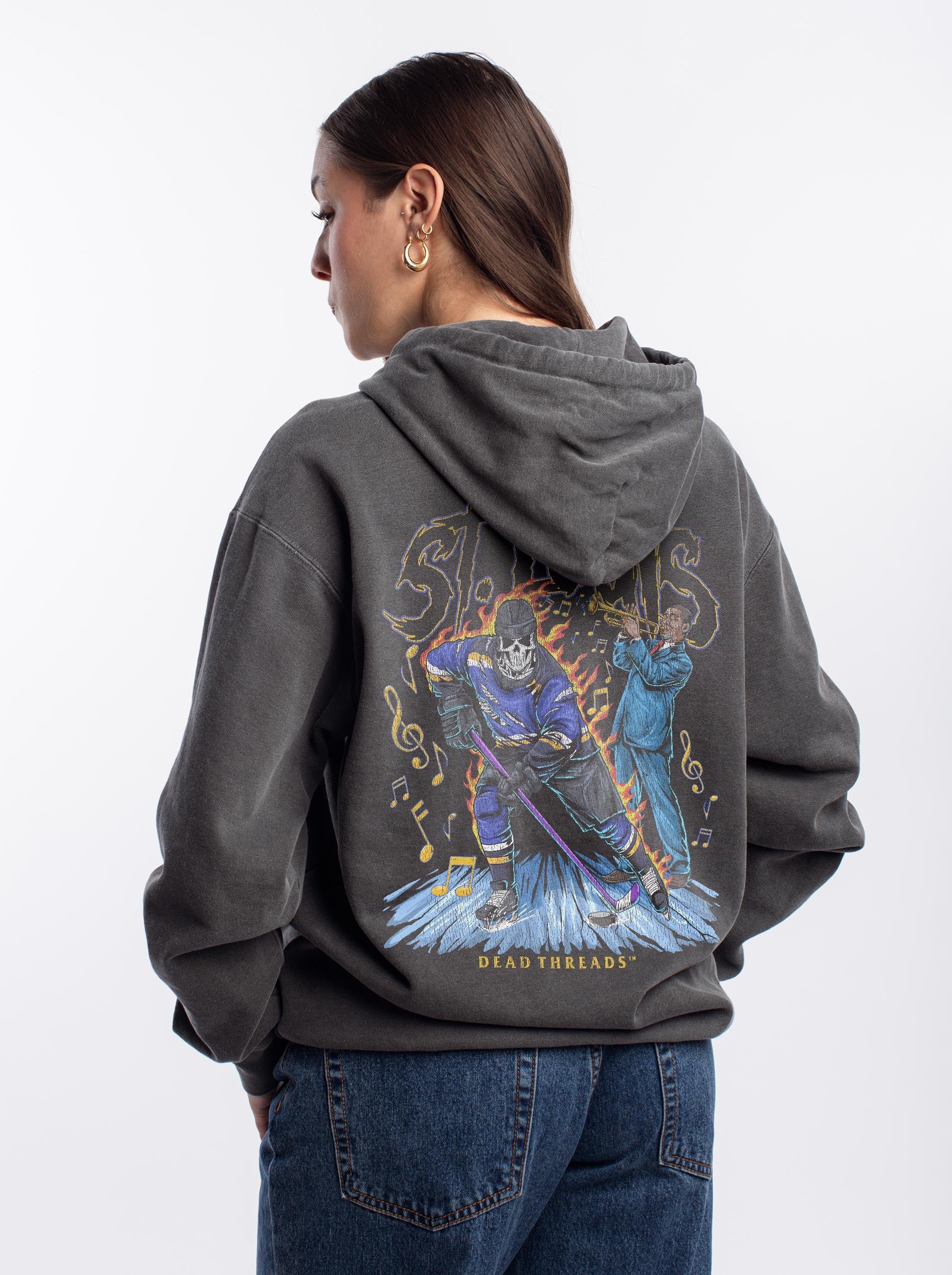 ST. LOUIS HOCKEY - “DT ESSENTIAL" HOODIE – Hoodie – Dead Threads Apparel