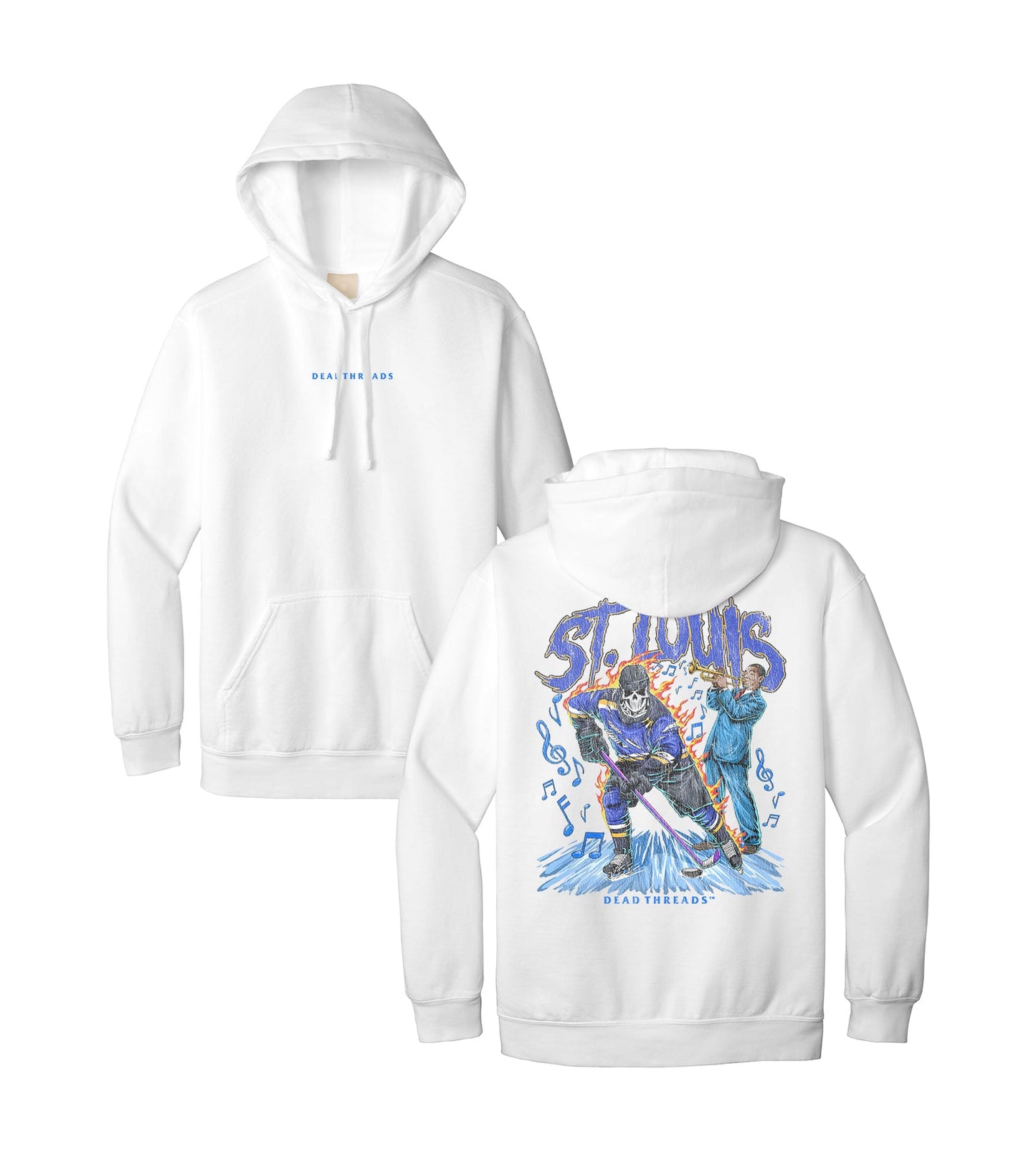 ST. LOUIS HOCKEY - “DT ESSENTIAL" HOODIE – Hoodie – Dead Threads Apparel