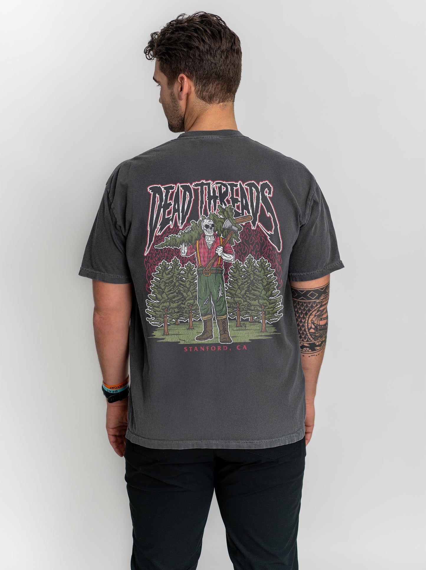STANFORD - “3 SKULL” PREMIUM T - SHIRT – T-Shirt – Dead Threads Apparel