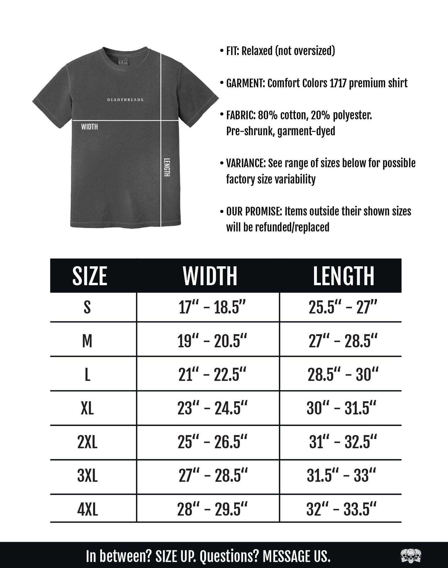 STANFORD - “3 SKULL” PREMIUM T - SHIRT – T-Shirt – Dead Threads Apparel