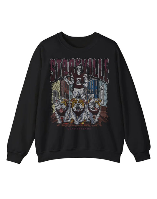 STARKVILLE FOOTBALL CREWNECK SWEATSHIRT – Sweatshirt – Dead Threads Apparel