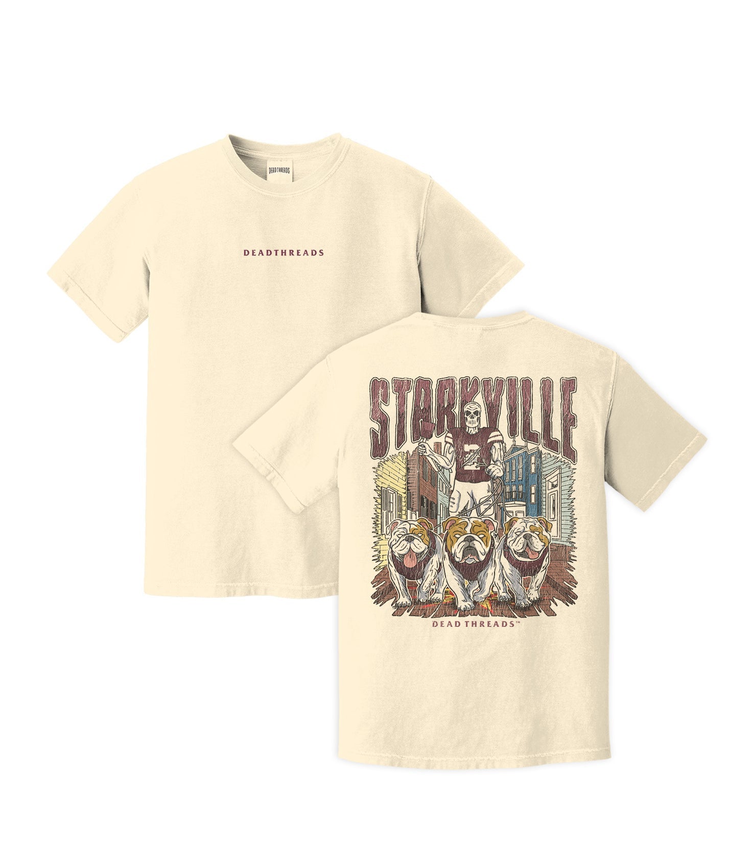 STARKVILLE FOOTBALL - “DT ESSENTIAL" PREMIUM T - SHIRT – T-Shirt – Dead Threads Apparel