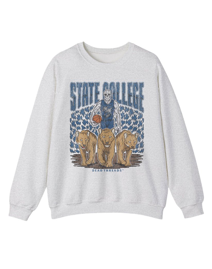 STATE COLLEGE BASKETBALL CREWNECK SWEATSHIRT – Sweatshirt – Dead Threads Apparel