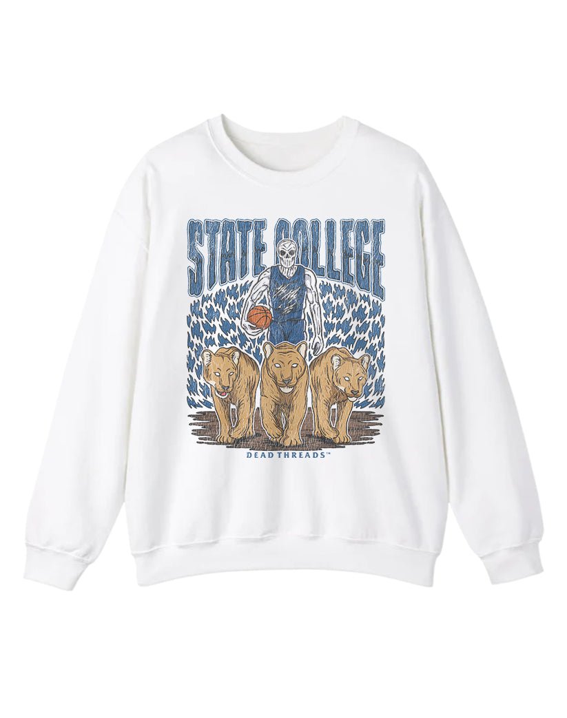 STATE COLLEGE BASKETBALL CREWNECK SWEATSHIRT – Sweatshirt – Dead Threads Apparel