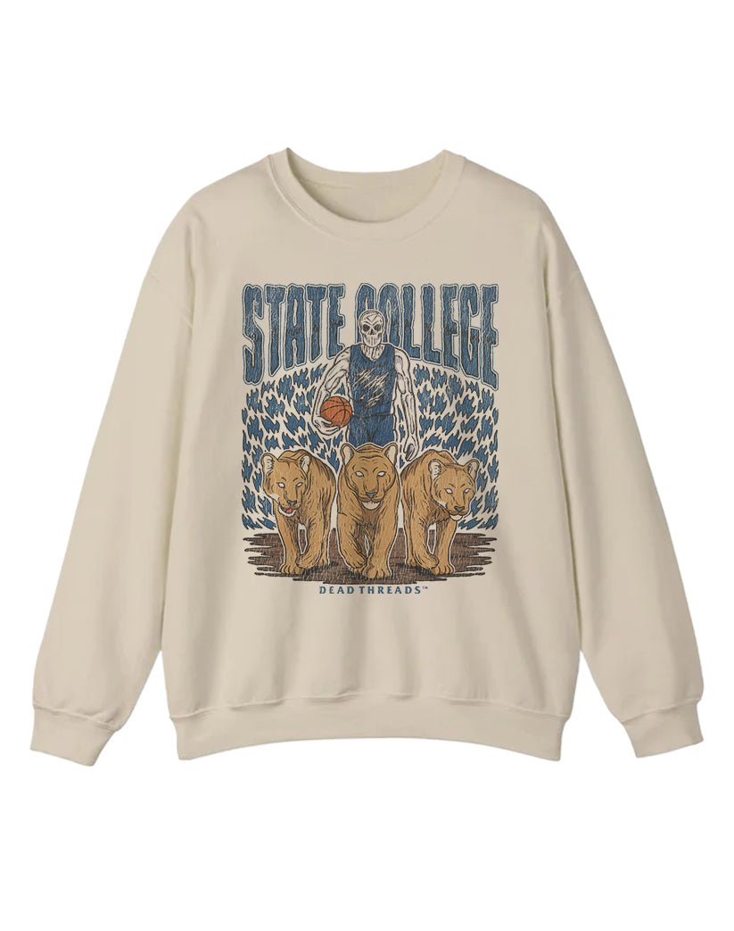 STATE COLLEGE BASKETBALL CREWNECK SWEATSHIRT – Sweatshirt – Dead Threads Apparel