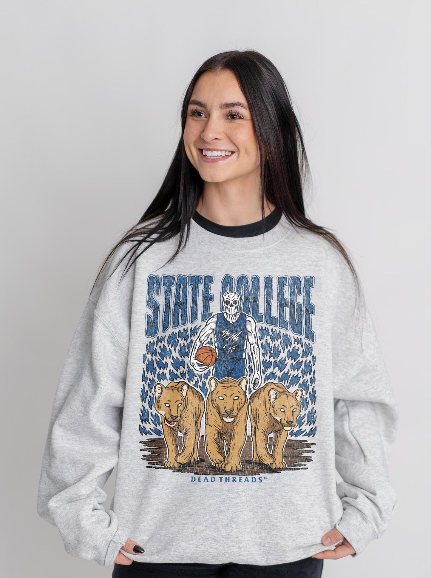 STATE COLLEGE BASKETBALL CREWNECK SWEATSHIRT – Sweatshirt – Dead Threads Apparel