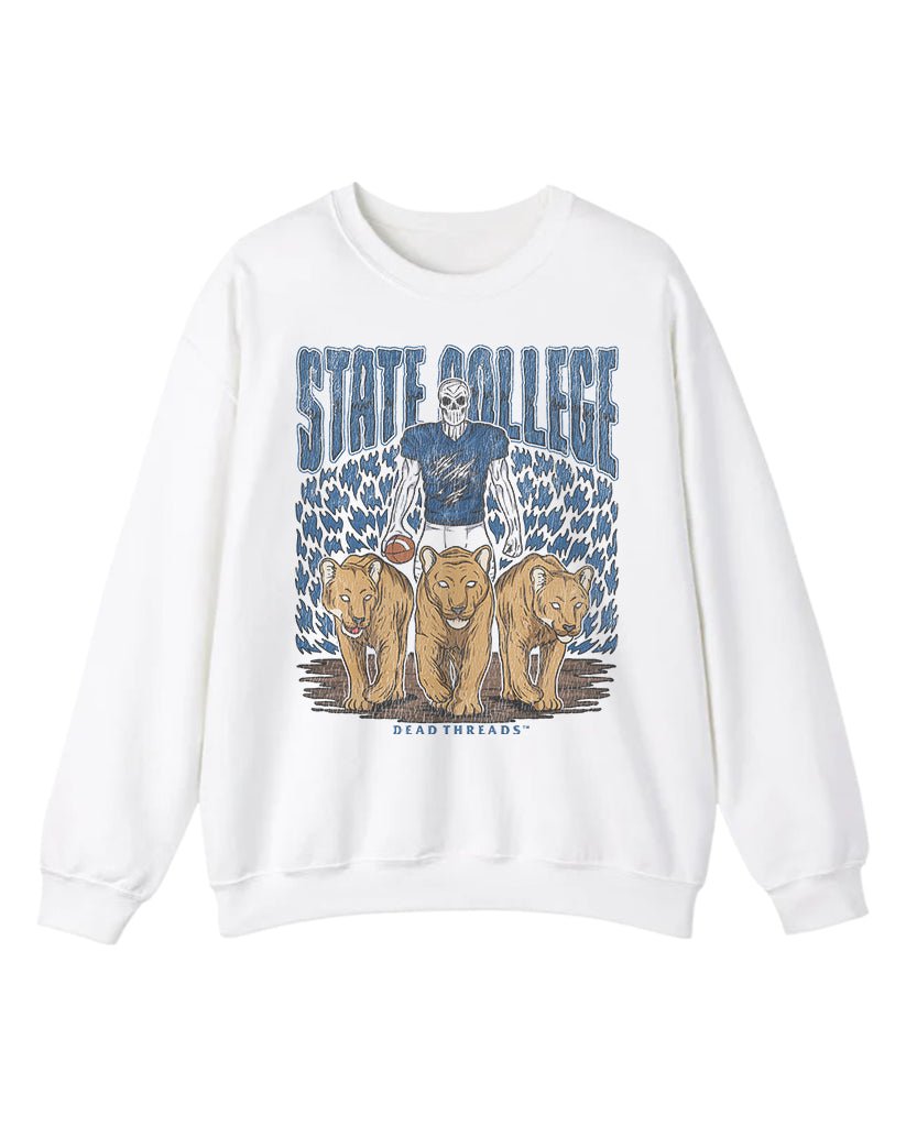 STATE COLLEGE FOOTBALL CREWNECK SWEATSHIRT – Sweatshirt – Dead Threads Apparel