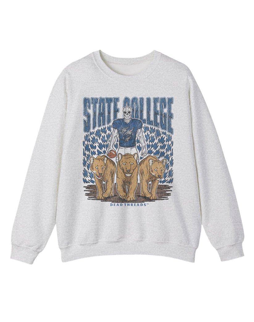 STATE COLLEGE FOOTBALL CREWNECK SWEATSHIRT – Sweatshirt – Dead Threads Apparel