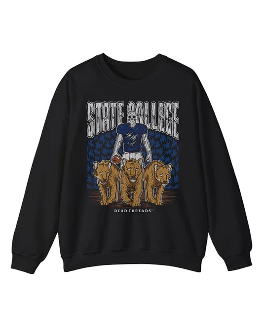 STATE COLLEGE FOOTBALL CREWNECK SWEATSHIRT – Sweatshirt – Dead Threads Apparel