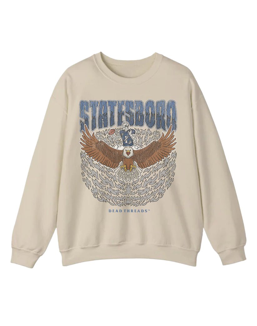 STATESBORO FOOTBALL CREWNECK SWEATSHIRT – Sweatshirt – Dead Threads Apparel