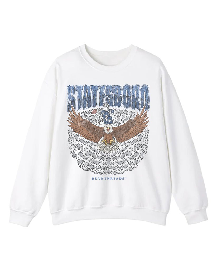 STATESBORO FOOTBALL CREWNECK SWEATSHIRT – Sweatshirt – Dead Threads Apparel