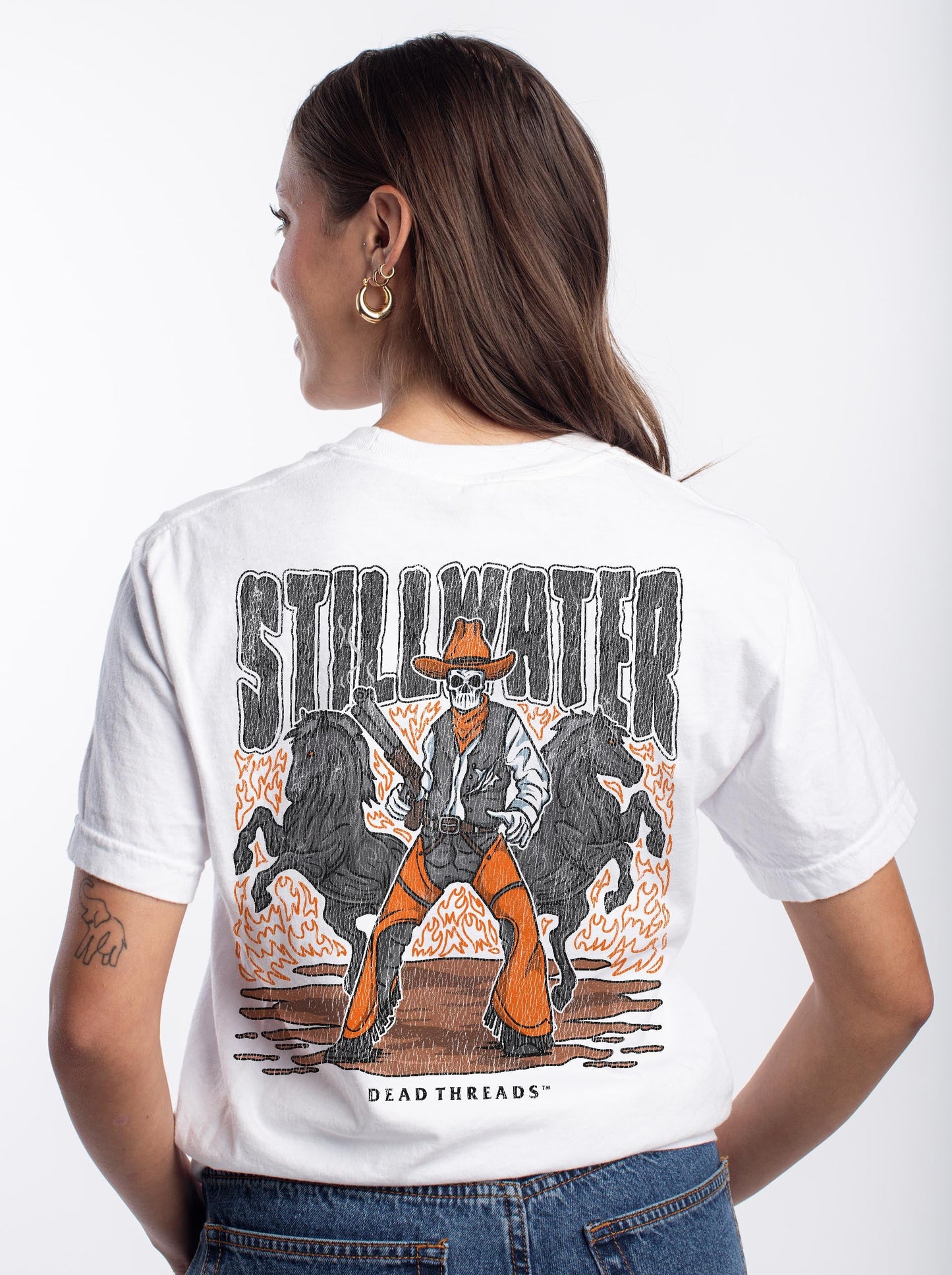 STILLWATER - “3 SKULL” PREMIUM T - SHIRT – T-Shirt – Dead Threads Apparel